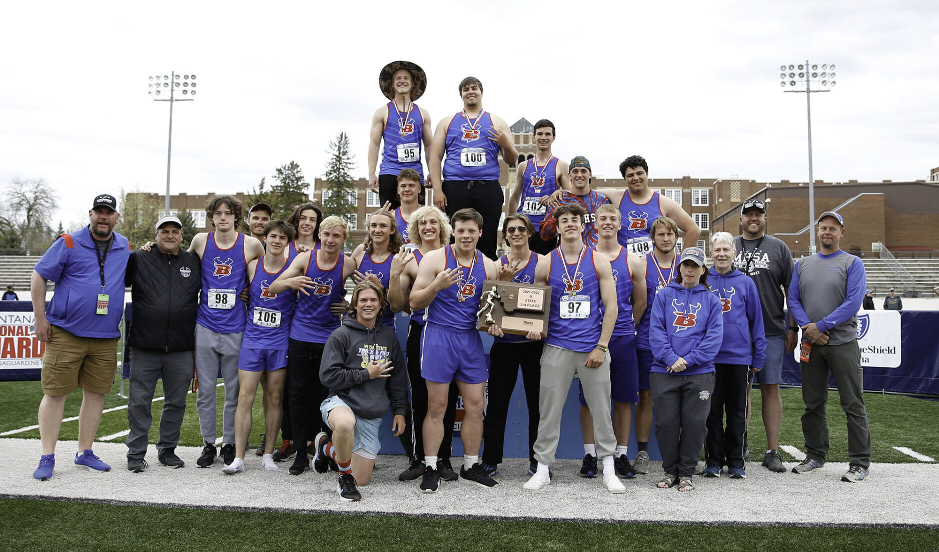 Class B boys third place